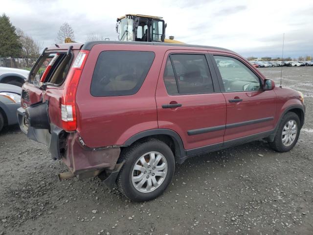 JHLRD78826C011994 - 2006 HONDA CR-V EX MAROON photo 3