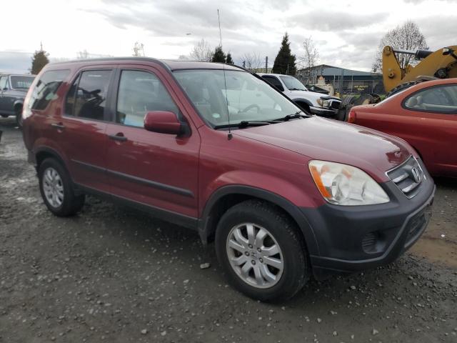 JHLRD78826C011994 - 2006 HONDA CR-V EX MAROON photo 4