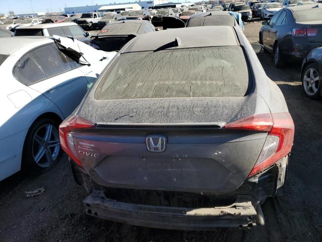 JHMFC1F31JX039485 - 2018 HONDA CIVIC EX GRAY photo 6