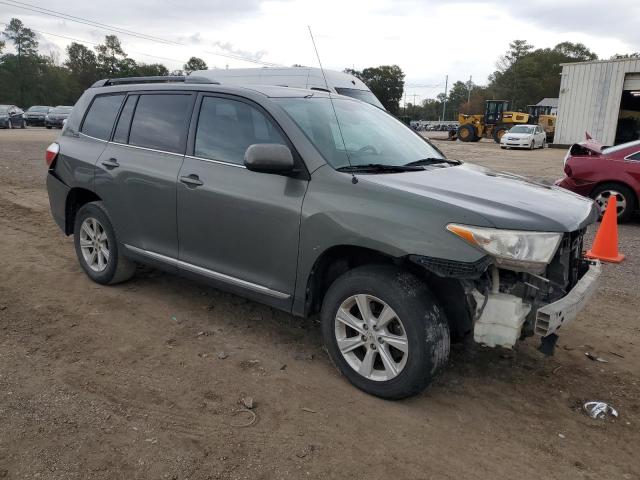 5TDZK3EH1BS033655 - 2011 TOYOTA HIGHLANDER BASE GREEN photo 4