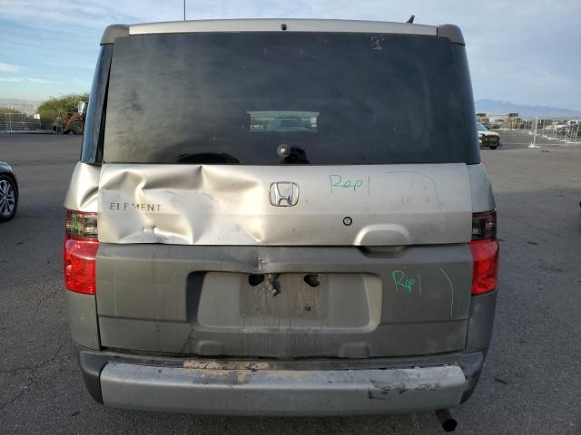 5J6YH28563L033010 - 2003 HONDA ELEMENT EX BEIGE photo 6