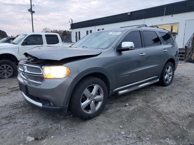 1C4SDHET4CC291779 - 2012 DODGE DURANGO CITADEL GRAY photo 1