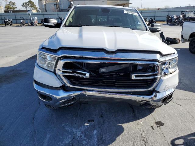 1C6RRFFG6KN728164 - 2019 RAM 1500 BIG HORN/LONE STAR WHITE photo 5