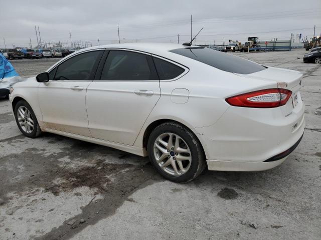 3FA6P0HD8ER121238 - 2014 FORD FUSION SE WHITE photo 2