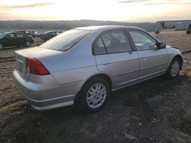 2HGES16595H582516 - 2005 HONDA CIVIC LX SILVER photo 3