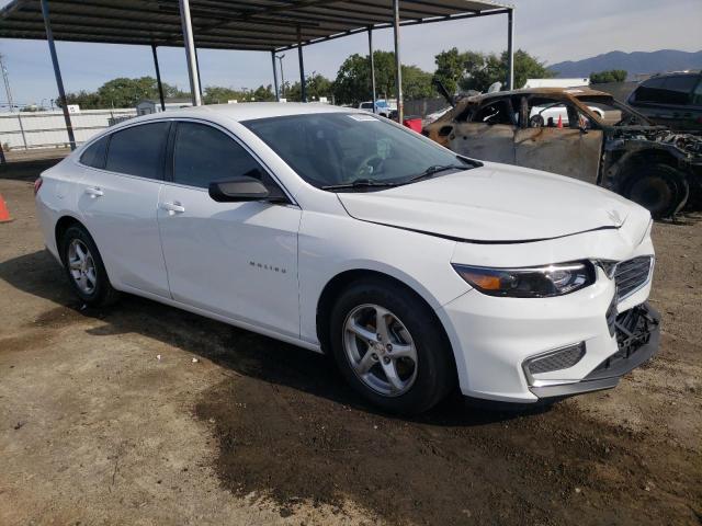 1G1ZB5ST2JF280002 - 2018 CHEVROLET MALIBU LS WHITE photo 4