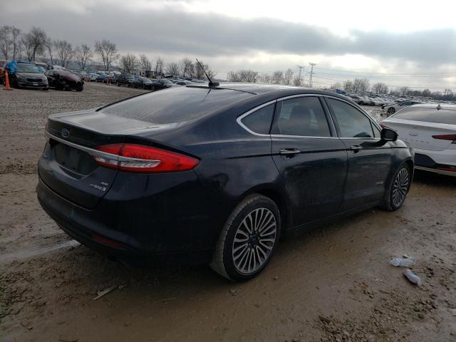 3FA6P0LU3HR108859 - 2017 FORD FUSION SE HYBRID BLACK photo 3