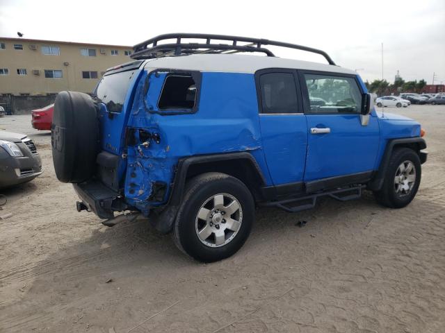 JTEZU11F770005285 - 2007 TOYOTA FJ CRUISER BLUE photo 3