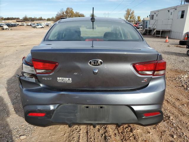 3KPA24AB4KE166957 - 2019 KIA RIO S GRAY photo 6