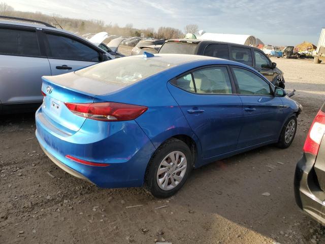 5NPD74LF0HH104653 - 2017 HYUNDAI ELANTRA SE BLUE photo 3