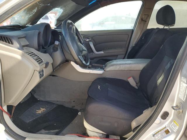 5J8TB18248A010413 - 2008 ACURA RDX SILVER photo 7