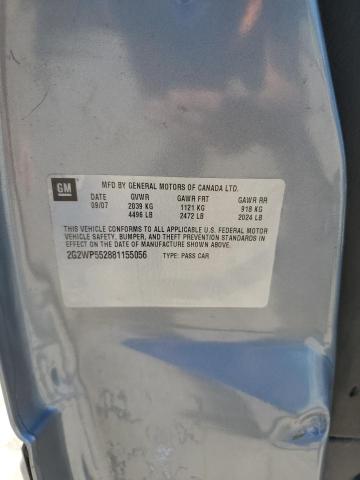 2G2WP552881155056 - 2008 PONTIAC GRAND PRIX 灰色 照片 13