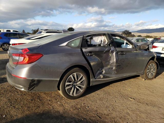 1HGCV3F49KA015153 - 2019 HONDA ACCORD HYBRID EX GRAY photo 3