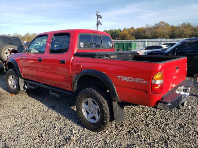 5TEHN72N54Z457379 - 2004 TOYOTA TACOMA DOUBLE CAB RED photo 2