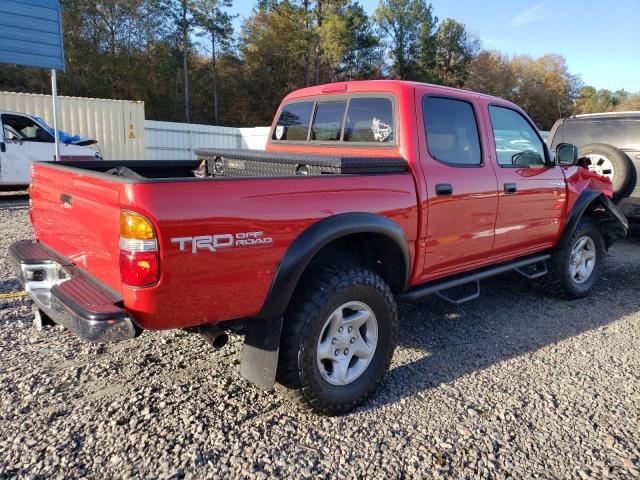 5TEHN72N54Z457379 - 2004 TOYOTA TACOMA DOUBLE CAB RED photo 3