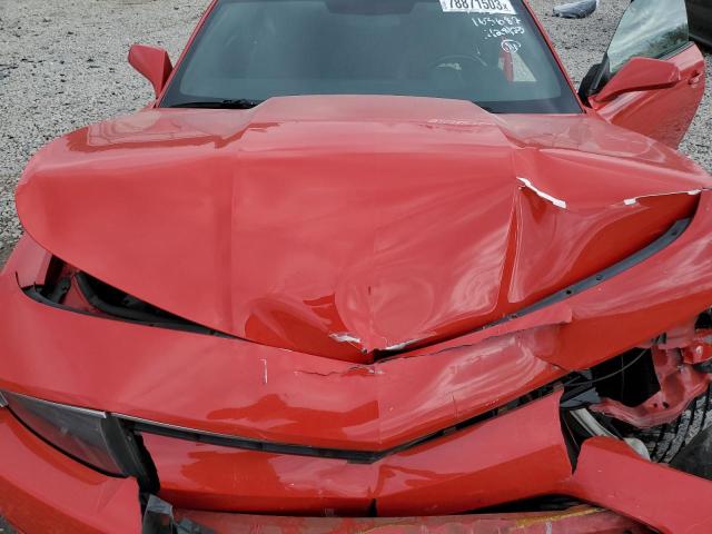 2G1FD1E39F9263893 - 2015 CHEVROLET CAMARO LT RED photo 11