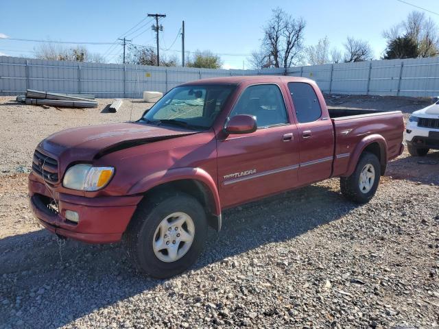 5TBRT38161S209442 - 2001 TOYOTA TUNDRA ACCESS CAB LIMITED BURGUNDY photo 1