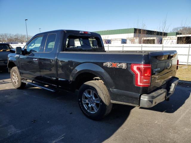 1FTFX1EF3HFA38985 - 2017 FORD F150 SUPER CAB BLACK photo 2