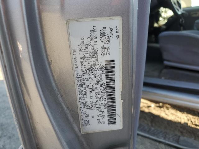 5TBBT44182S262741 - 2002 TOYOTA TUNDRA ACCESS CAB SILVER photo 12