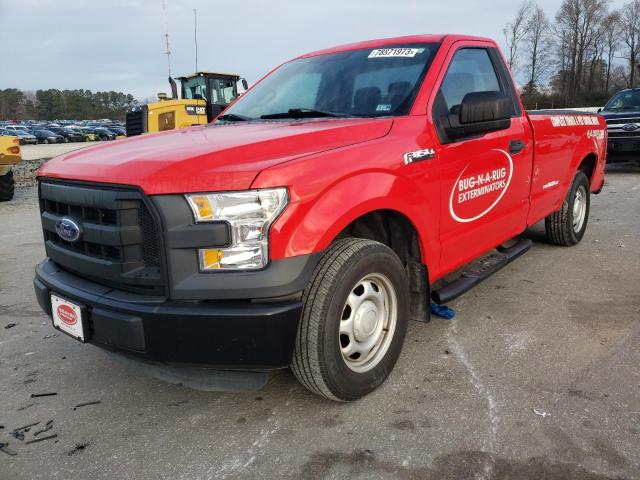 1FTMF1C89GKF30232 - 2016 FORD F150 RED photo 1
