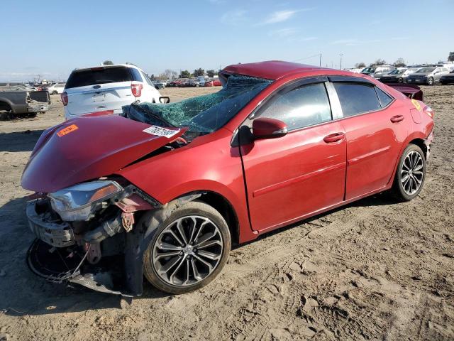 5YFBURHE3GP543117 - 2016 TOYOTA COROLLA L RED photo 1