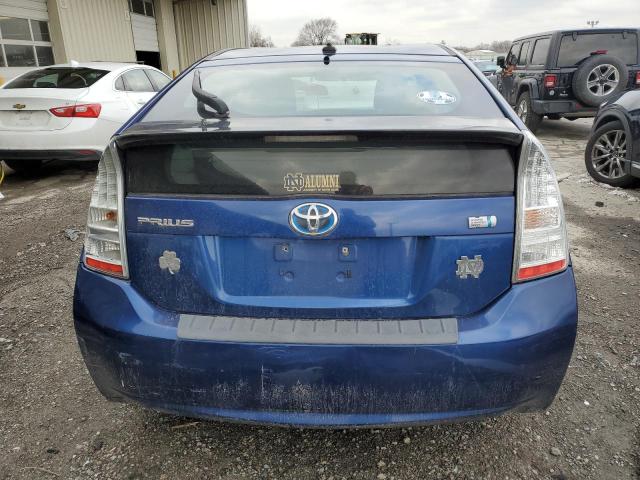 JTDKN3DU9A0118073 - 2010 TOYOTA PRIUS BLUE photo 6