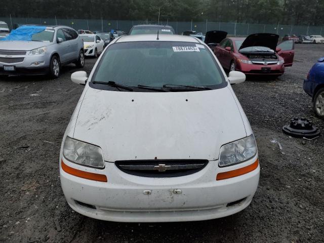 KL1TD66617B719215 - 2007 CHEVROLET AVEO BASE WHITE photo 5