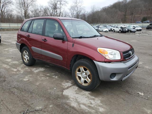 JTEHD20V750066403 - 2005 TOYOTA RAV4 RED photo 4