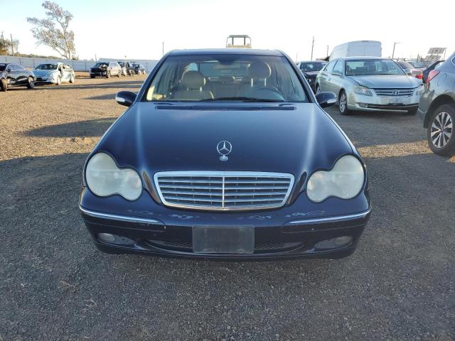 WDBRF64J61F078422 - 2001 MERCEDES-BENZ C 320 BLUE photo 5