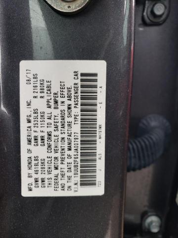 19UUB2F65JA007977 - 2018 ACURA TLX TECH+A GRAY photo 12