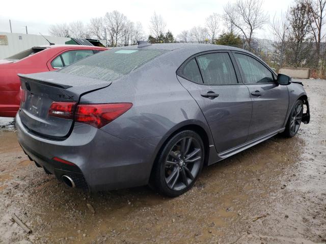 19UUB2F65JA007977 - 2018 ACURA TLX TECH+A GRAY photo 3