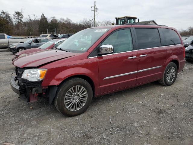 2C4RC1CG9DR511456 - 2013 CHRYSLER TOWN & COU TOURING L RED photo 1