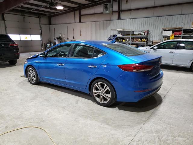 5NPD84LF6HH206925 - 2017 HYUNDAI ELANTRA SE BLUE photo 2