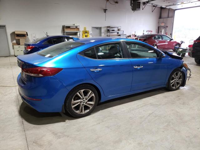 5NPD84LF6HH206925 - 2017 HYUNDAI ELANTRA SE BLUE photo 3