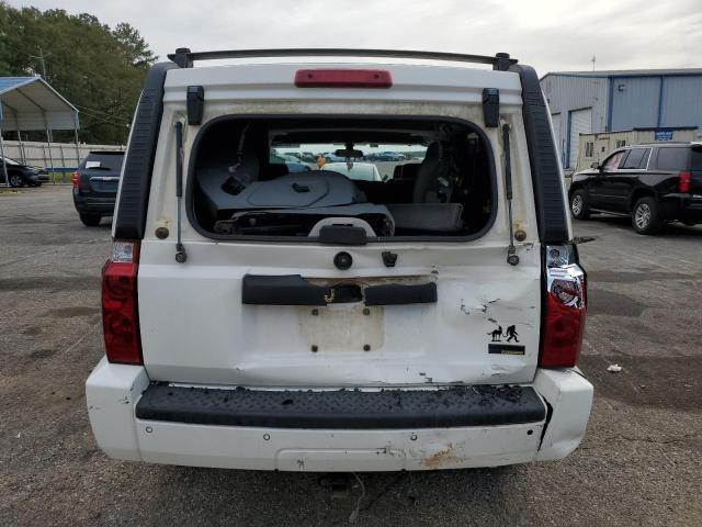 1J8HH48P67C630434 - 2007 JEEP COMMANDER WHITE photo 6