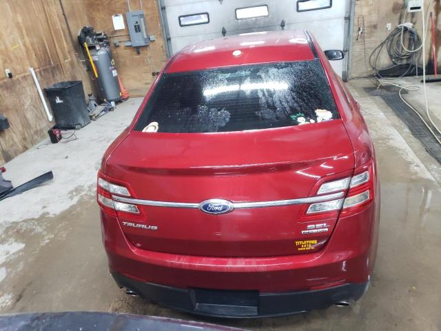 1FAHP2E80DG180141 - 2013 FORD TAURUS SEL RED photo 6