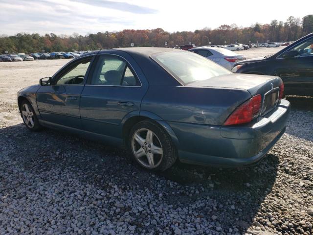 1LNHM87AX2Y629270 - 2002 LINCOLN LS BLUE photo 2