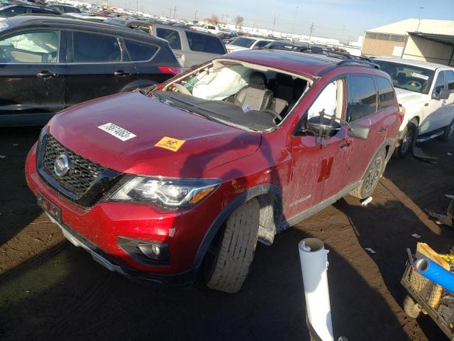 5N1DR2CM7LC622594 - 2020 NISSAN PATHFINDER SL RED photo 1