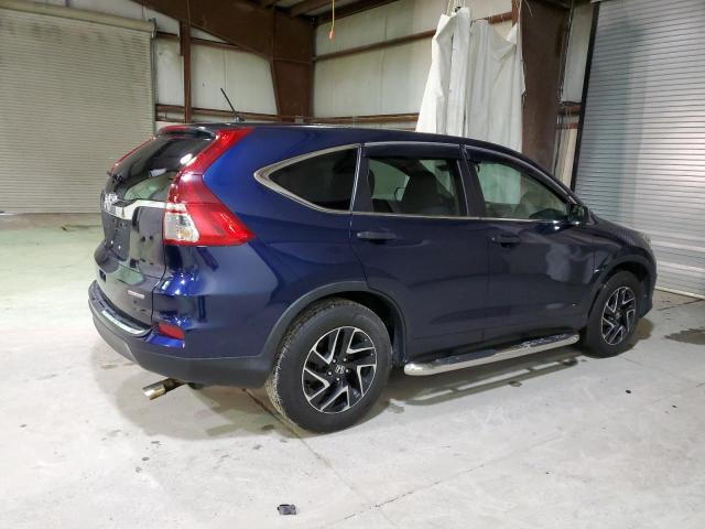 5J6RM3H47GL020396 - 2016 HONDA CR-V SE BLUE photo 3