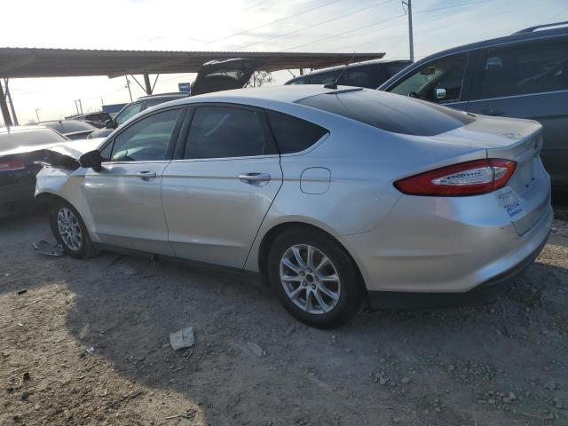 3FA6P0G77FR136584 - 2015 FORD FUSION S SILVER photo 2