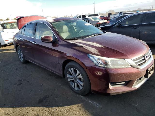 1HGCR2F30FA237236 - 2015 HONDA ACCORD LX MAROON photo 4