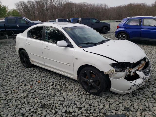 JM1BK323561456204 - 2006 MAZDA 3 S WHITE photo 4