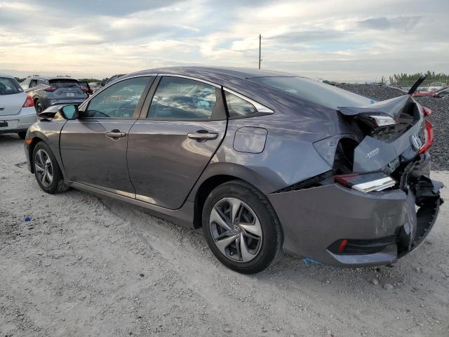 2HGFC2F60MH556532 - 2021 HONDA CIVIC LX GRAY photo 2