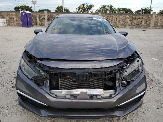 2HGFC2F60MH556532 - 2021 HONDA CIVIC LX GRAY photo 5