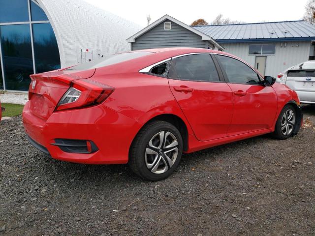 2HGFC2F54GH558201 - 2016 HONDA CIVIC LX RED photo 3