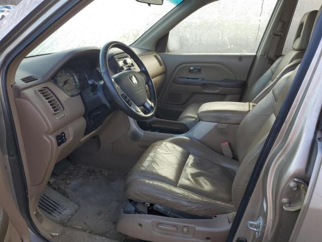 2HKYF18544H600763 - 2004 HONDA PILOT EXL GOLD photo 7