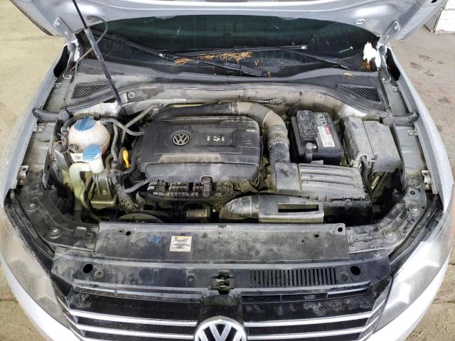 1VWAS7A37FC104912 - 2015 VOLKSWAGEN PASSAT S SILVER photo 11