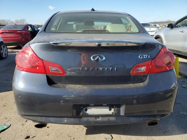 JN1CV6AR7DM754562 - 2013 INFINITI G37 BLUE photo 6