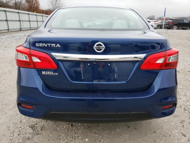 3N1AB7AP6GY215632 - 2016 NISSAN SENTRA S BLUE photo 6