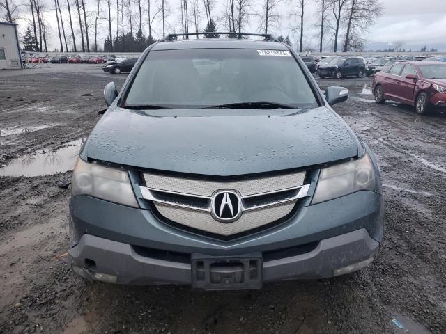 2HNYD28887H548955 - 2007 ACURA MDX SPORT TEAL photo 5